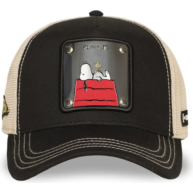 petten-gebogen-zwart-snapback-pea6-naw6-snoopy-en-emilio-peanuts-van-capslab