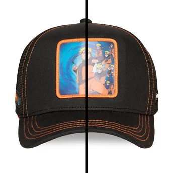 Petten gebogen zwart snapback NS5 KAG Naruto Uzumaki Naruto van Capslab