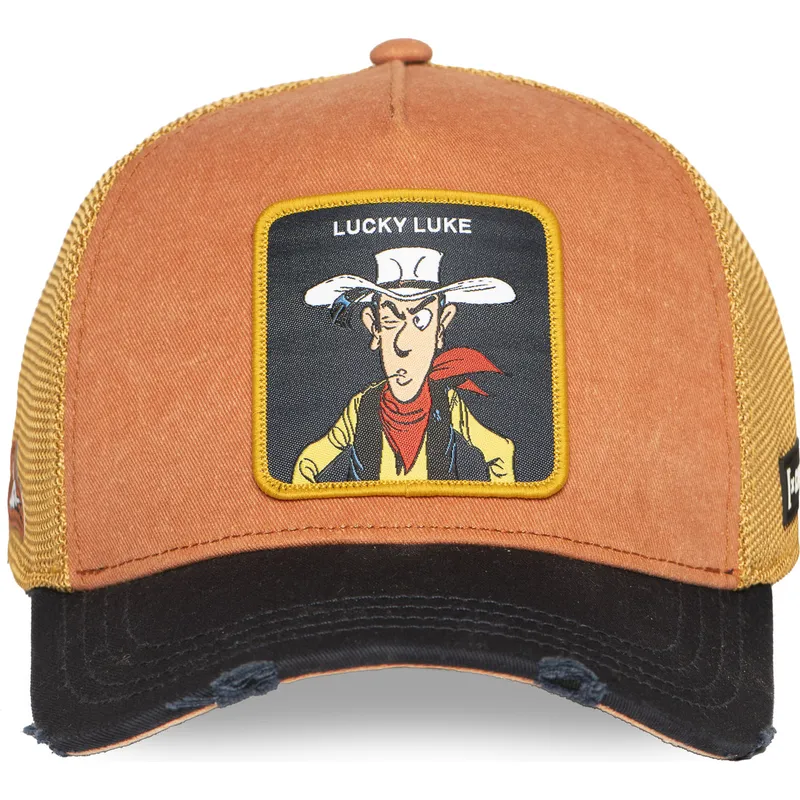 petten-gebogen-oranje-snapback-lck2-lob-lucky-luke-van-capslab