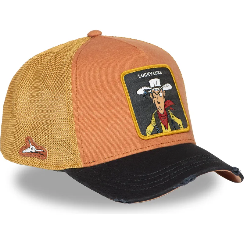 petten-gebogen-oranje-snapback-lck2-lob-lucky-luke-van-capslab