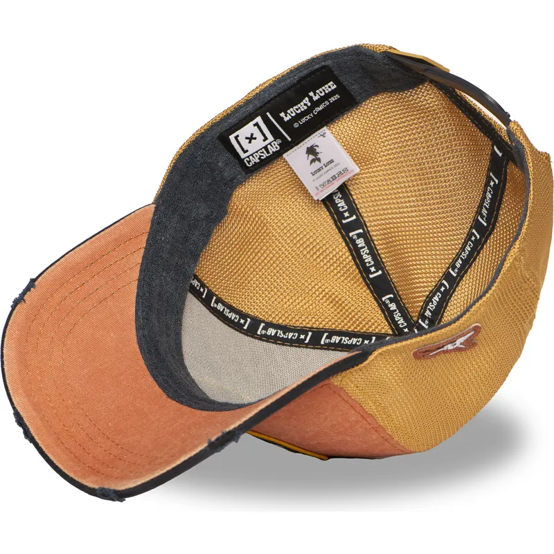 petten-gebogen-oranje-snapback-lck2-lob-lucky-luke-van-capslab