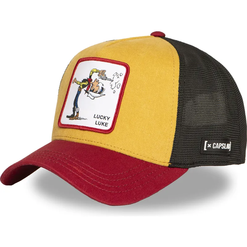 petten-gebogen-meerkleurig-snapback-lck2-cow-lucky-luke-van-capslab