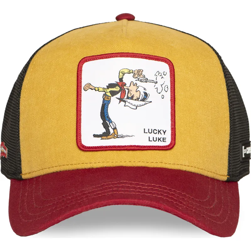 petten-gebogen-meerkleurig-snapback-lck2-cow-lucky-luke-van-capslab