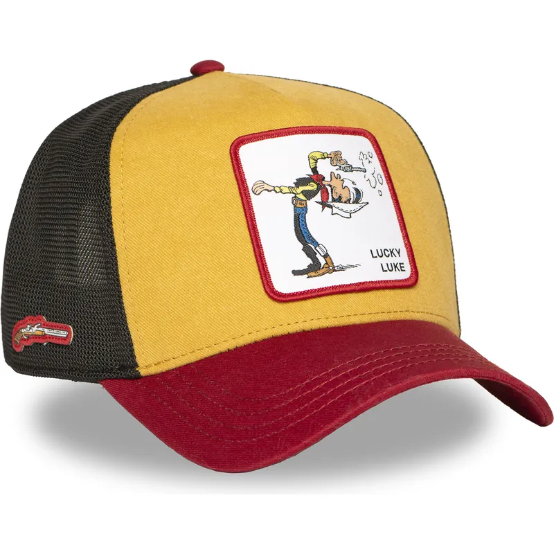 petten-gebogen-meerkleurig-snapback-lck2-cow-lucky-luke-van-capslab