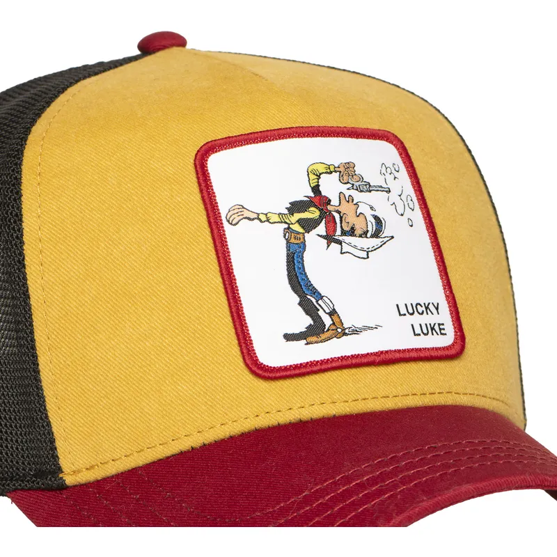 petten-gebogen-meerkleurig-snapback-lck2-cow-lucky-luke-van-capslab
