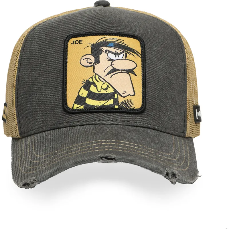petten-gebogen-grijs-snapback-lck-joe-dalton-lucky-luke-van-capslab