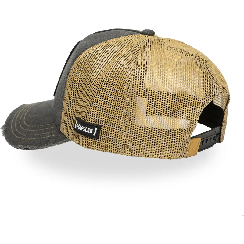petten-gebogen-grijs-snapback-lck-joe-dalton-lucky-luke-van-capslab