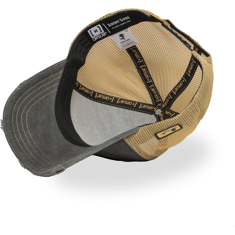 petten-gebogen-grijs-snapback-lck-joe-dalton-lucky-luke-van-capslab