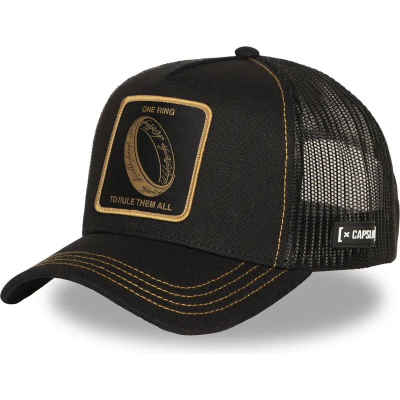 petten-gebogen-zwart-snapback-lotr-rin-enige-ring-in-de-ban-van-de-ring-van-capslab petten-gebogen-zwart-snapback-lotr-rin-enige-ring-in-de-ban-van-de-ring-van-capslab
