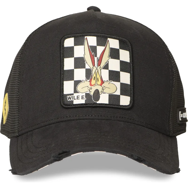 petten-gebogen-zwart-snapback-loo12-wil-coyote-looney-tunes-van-capslab