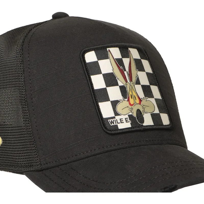petten-gebogen-zwart-snapback-loo12-wil-coyote-looney-tunes-van-capslab