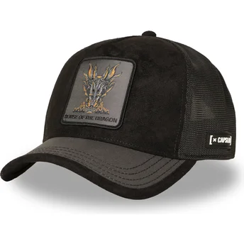 Petten gebogen zwart snapback House Of The HOD DRA Game of Thrones van Capslab