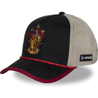 Petten gebogen zwart snapback HP3 GRY Griffoendor Harry Potter van Capslab