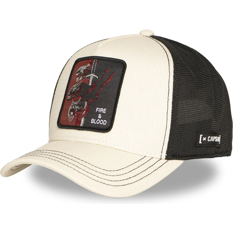 petten-gebogen-beige-snapback-fire-and-blood-got-tar-huis-targaryen-game-of-thrones-van-capslab petten-gebogen-beige-snapback-fire-and-blood-got-tar-huis-targaryen-game-of-thrones-van-capslab