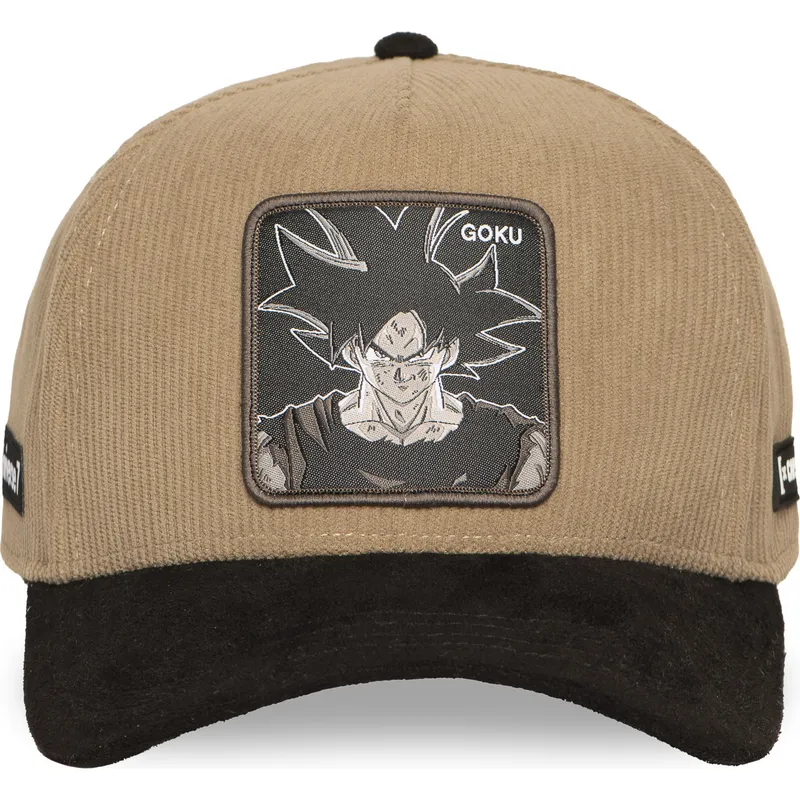 petten-gebogen-bruin-snapback-dbs7-uni-son-goku-dragon-ball-van-capslab