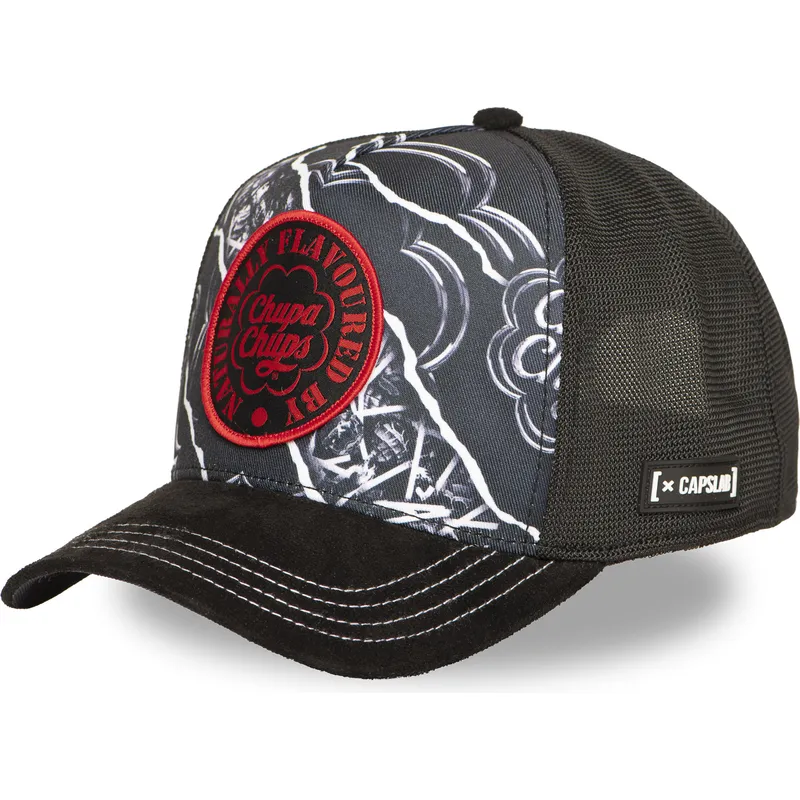 petten-gebogen-zwart-snapback-cc3-nig-chupa-chups-van-capslab