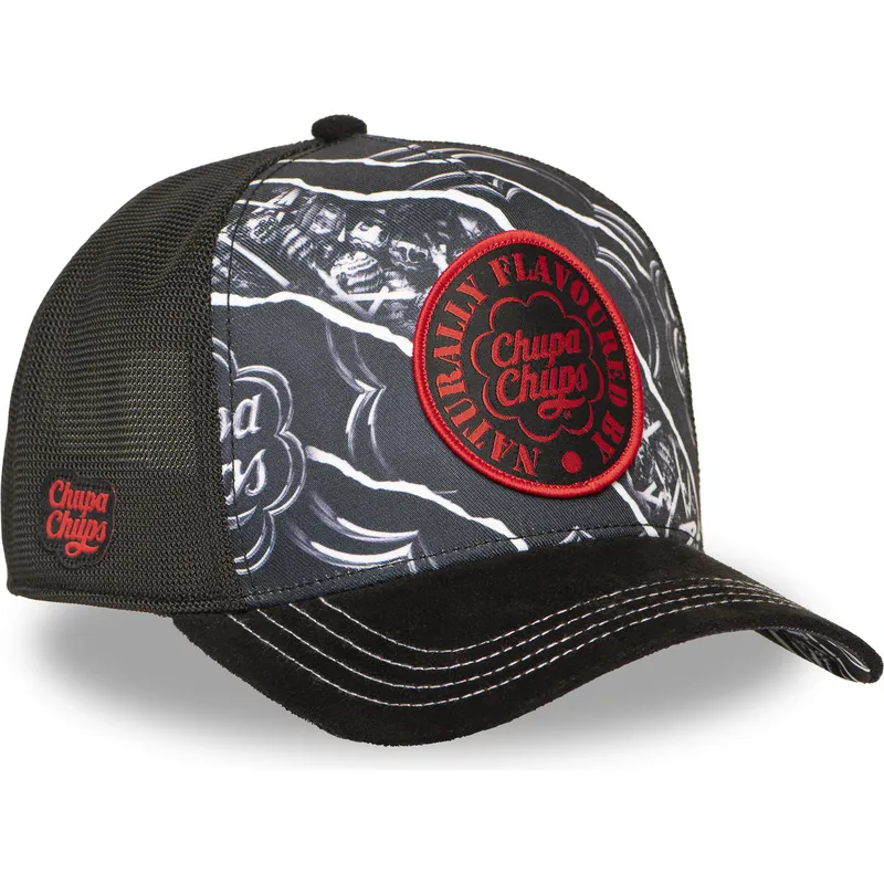 petten-gebogen-zwart-snapback-cc3-nig-chupa-chups-van-capslab