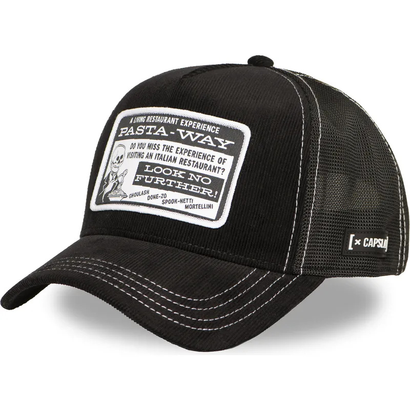 petten-gebogen-zwart-snapback-btj-pas-pasta-way-beetlejuice-van-capslab petten-gebogen-zwart-snapback-btj-pas-pasta-way-beetlejuice-van-capslab
