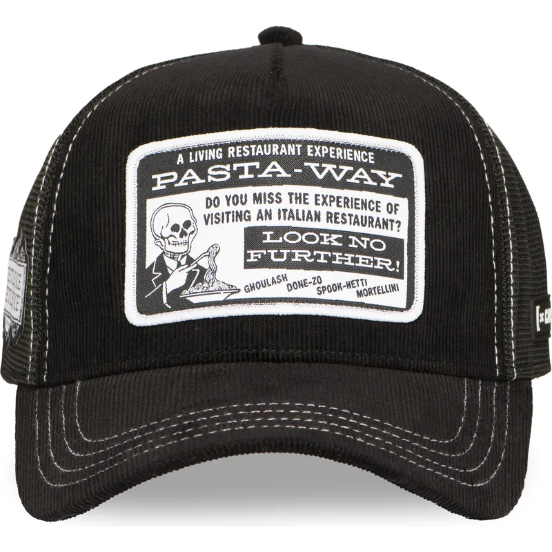 petten-gebogen-zwart-snapback-btj-pas-pasta-way-beetlejuice-van-capslab petten-gebogen-zwart-snapback-btj-pas-pasta-way-beetlejuice-van-capslab