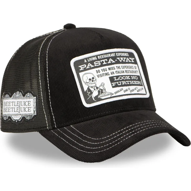 petten-gebogen-zwart-snapback-btj-pas-pasta-way-beetlejuice-van-capslab petten-gebogen-zwart-snapback-btj-pas-pasta-way-beetlejuice-van-capslab