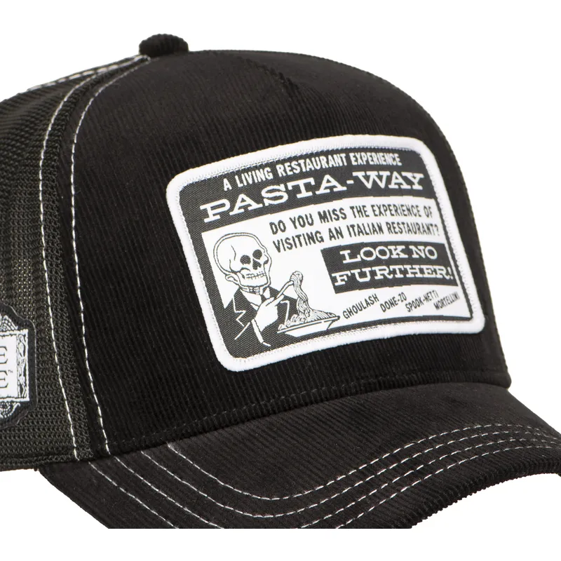 petten-gebogen-zwart-snapback-btj-pas-pasta-way-beetlejuice-van-capslab petten-gebogen-zwart-snapback-btj-pas-pasta-way-beetlejuice-van-capslab
