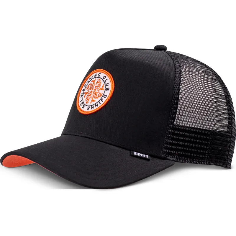 petten-gebogen-zwart-snapback-koi-watching-club-hft-van-djinns