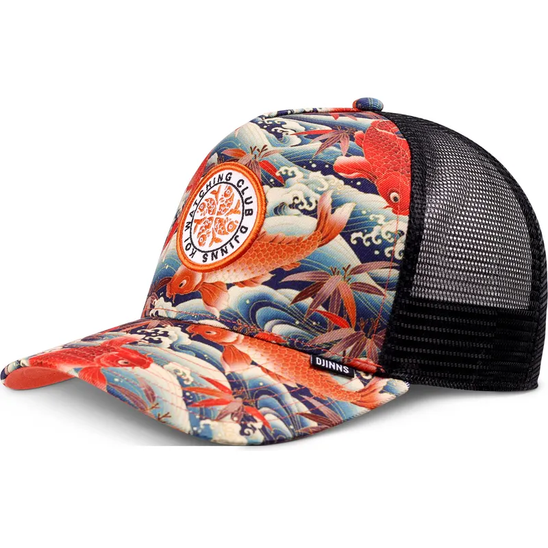 petten-gebogen-meerkleurig-snapback-koi-watching-club-hft-van-djinns petten-gebogen-meerkleurig-snapback-koi-watching-club-hft-van-djinns