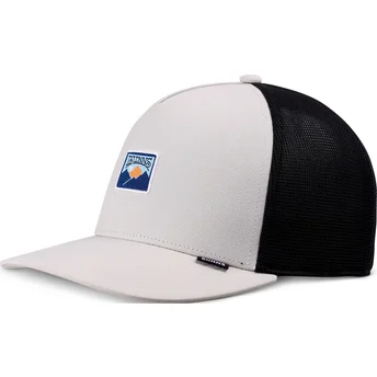 Petten gebogen grijs snapback Seersoftmesh HFT van Djinns