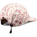 petten-gebogen-beige-snapback-rosa-simple-aztek-soft-fc-van-djinns