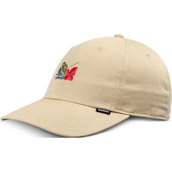 Petten gebogen beige verstelbaar M-Flowers van Djinns