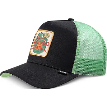 Petten gebogen zwart snapback Avocado Festival HFT van Djinns