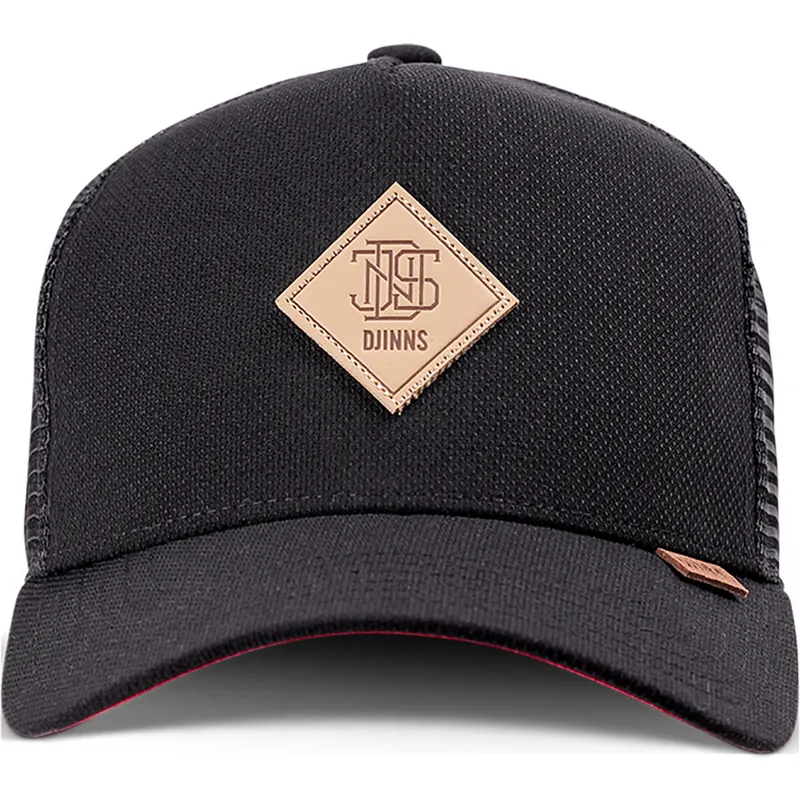 petten-gebogen-zwart-snapback-plainlace-hft-van-djinns