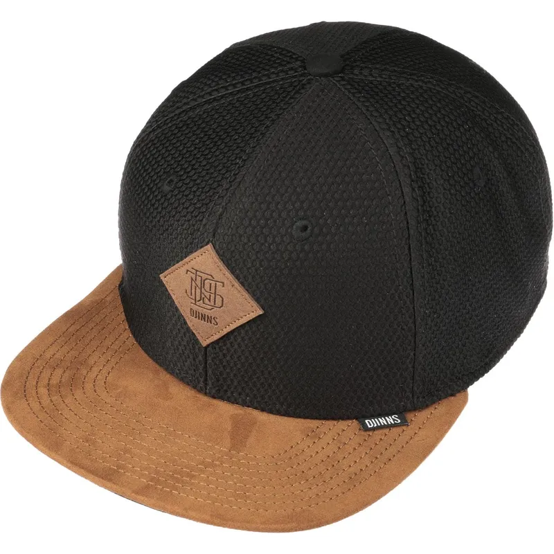 petten-plat-zwart-snapback-honey-knit-van-djinns petten-plat-zwart-snapback-honey-knit-van-djinns