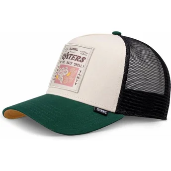 Petten gebogen meerkleurig snapback Food Oysters HFT van Djinns