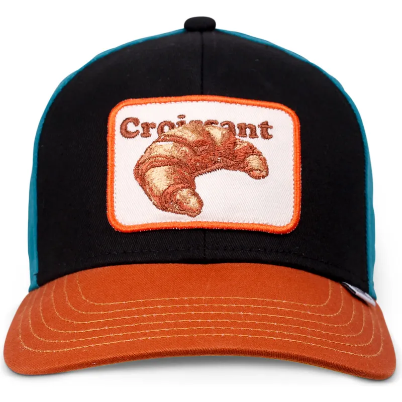 petten-gebogen-meerkleurig-snapback-voor-kinderen-food-croissant-basic-van-djinns