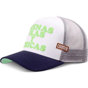 Petten gebogen meerkleurig snapback Buenas Olas HFT van Coastal