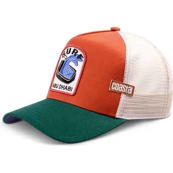 Petten gebogen meerkleurig snapback Abu Dhabi HFT van Coastal