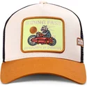 petten-gebogen-bruin-snapback-riding-fast-hft-van-coastal