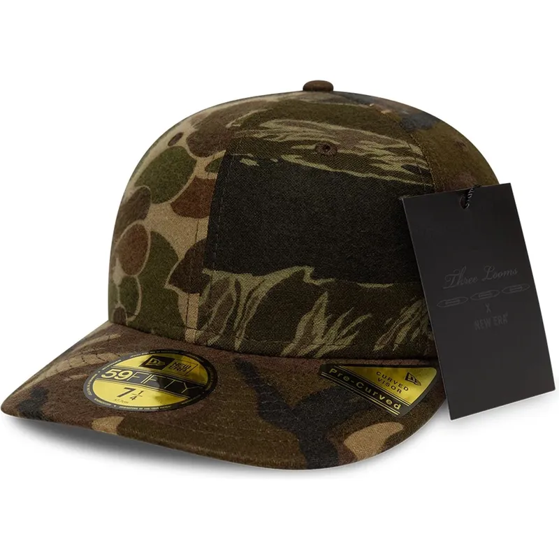 petten-gebogen-camouflage-fitted-59fifty-pre-curved-brushed-cotton-three-looms-woodland-van-new-era petten-gebogen-camouflage-fitted-59fifty-pre-curved-brushed-cotton-three-looms-woodland-van-new-era
