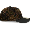 petten-gebogen-zwart-fitted-59fifty-low-profile-floral-cord-three-looms-printed-corduroy-van-chicago-white-sox-mlb-van-new-era