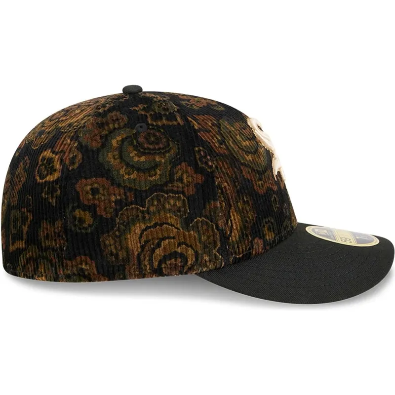 petten-gebogen-zwart-fitted-59fifty-low-profile-floral-cord-three-looms-printed-corduroy-van-chicago-white-sox-mlb-van-new-era petten-gebogen-zwart-fitted-59fifty-low-profile-floral-cord-three-looms-printed-corduroy-van-chicago-white-sox-mlb-van-new-era