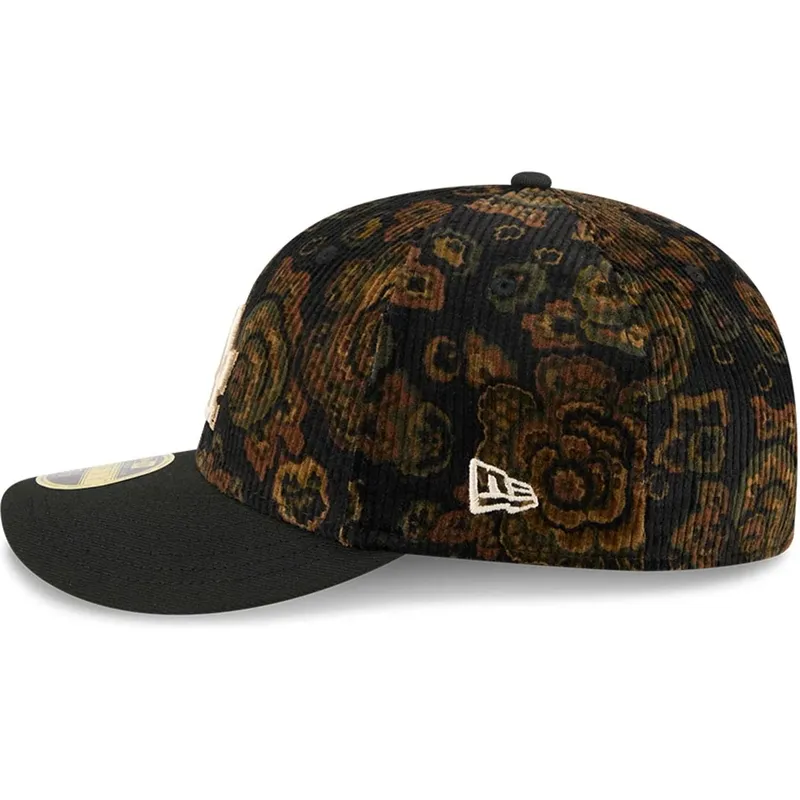 petten-gebogen-zwart-fitted-59fifty-low-profile-floral-cord-three-looms-printed-corduroy-van-los-angeles-dodgers-mlb-van-new-era petten-gebogen-zwart-fitted-59fifty-low-profile-floral-cord-three-looms-printed-corduroy-van-los-angeles-dodgers-mlb-van-new-era