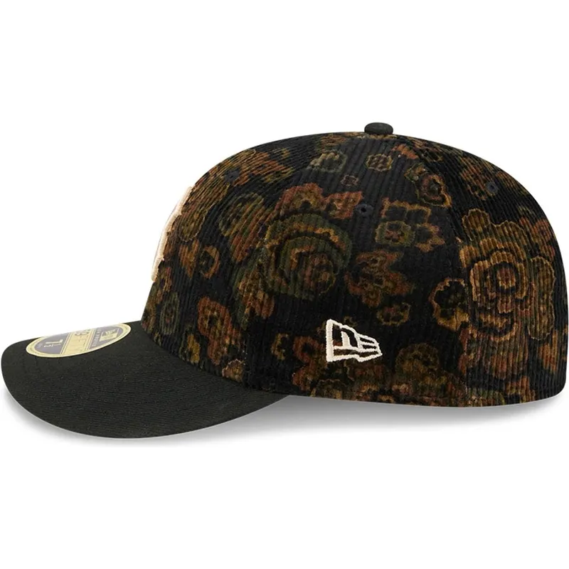 petten-gebogen-zwart-fitted-59fifty-low-profile-floral-cord-three-looms-printed-corduroy-van-boston-red-sox-mlb-van-new-era petten-gebogen-zwart-fitted-59fifty-low-profile-floral-cord-three-looms-printed-corduroy-van-boston-red-sox-mlb-van-new-era