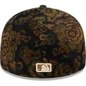 petten-gebogen-zwart-fitted-59fifty-low-profile-floral-cord-three-looms-printed-corduroy-van-boston-red-sox-mlb-van-new-era
