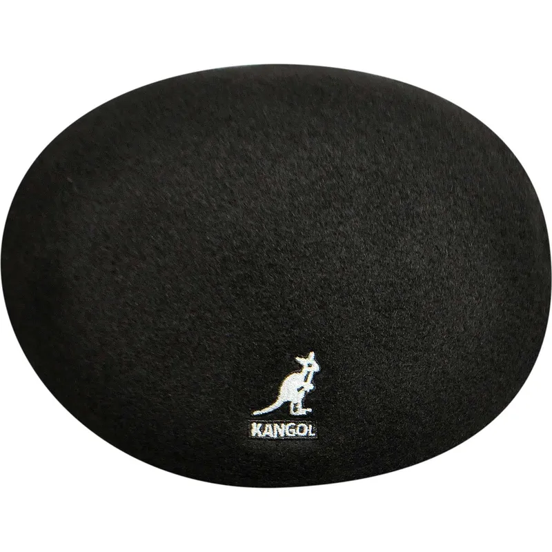 baretten-zwart-seamless-wool-507-black-van-kangol