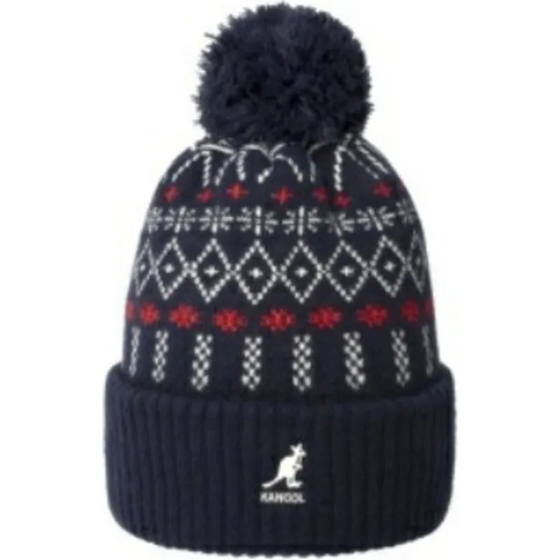mutsen-pompon-marineblauw-holiday-dk-blue-van-kangol
