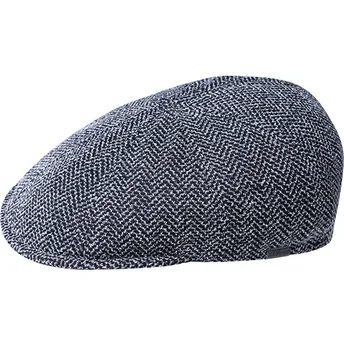 Baretten marineblauw Pattern Flexfit Marled Navy van Kangol