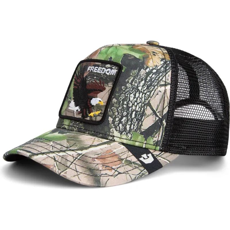 petten-gebogen-camouflage-snapback-freedom-eagle-camouflage-seasonal-real-tree-the-farm-van-goorin-bros