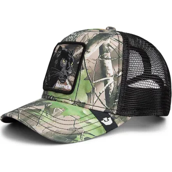 Petten gebogen camouflage snapback Panther Camouflage...