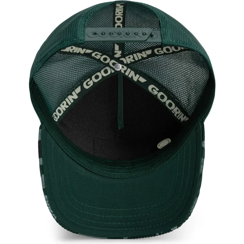 petten-gebogen-groen-snapback-lucky-duck-corduroy-camo-the-farm-van-goorin-bros